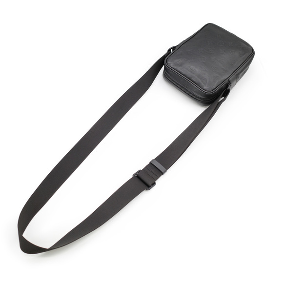 Louis Vuitton Danube PM Monogram Shadow Black Pochette Crossbody - Picture 2 of 9